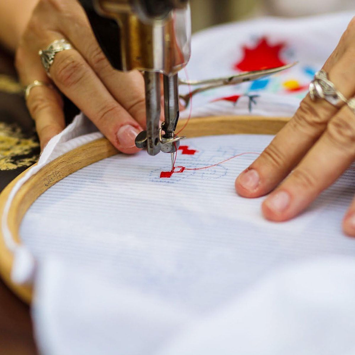 14 Count White Aida Fabric - High Quality Cotton Embroidery Fabric for Frames