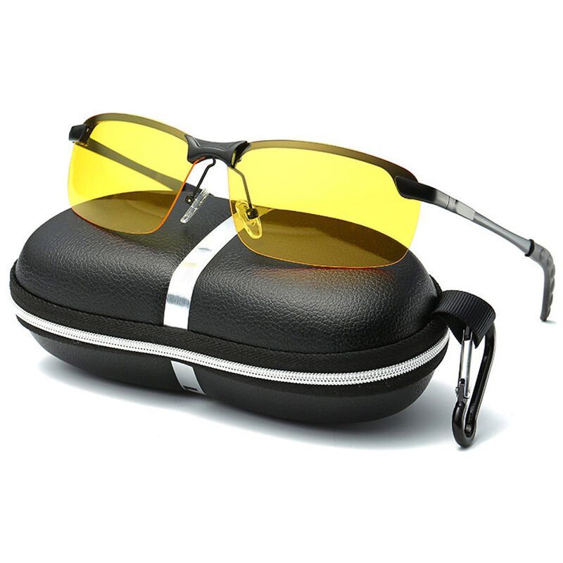Night Driving Glasses, Polarized Safety Glasses for Night Driving, Anti-Reflective, HD Night Vision