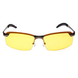 Night Driving Glasses, Polarized Safety Glasses for Night Driving, Anti-Reflective, HD Night Vision - Side View