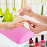 Nail Cushion Pink Soft Hand Cushion Nail Art Wrist Support Armrest for Nail Art Manicure (Pink)—yux