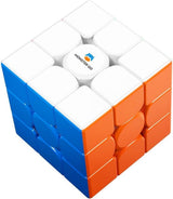 Monster Go 356 EDU Magnetic Speed Cube 3x3 Stickerless Magic Cube, Professional Magnetic Cube with 48 Magnets, Puzzle Suitable for Both Adults and Children - Front View