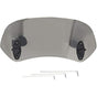 Motorcycle Windshield Adjustable Clip-On Windshield Wind Deflector Windscreen Accessories for Motorcycle Tawny