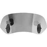 Motorcycle Windshield Adjustable Clip-On Windshield Wind Deflector Windscreen Accessories for Motorcycle Tawny - 45-Degree Angle