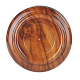 pcs Piano Wheel Cups for Upright Piano, Rosewood Color Piano Wheel Piano Leg Protectors with Anti-Slip - Top-Down View