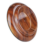 pcs Piano Wheel Cups for Upright Piano, Rosewood Color Piano Wheel Piano Leg Protectors with Anti-Slip - 45-Degree Angle
