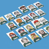 Who's There? Board Game Fun Party Family Memory Logical Thinking Antistress Interactive Guessing Classic Game Toy for Kids Character_tfrf Character