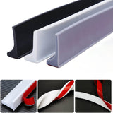 Shower Threshold / Water Barrier – Self-Adhesive Shower Strip – 2m Transparent Transparent - Front View