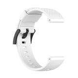 For Suunto 7 Solid Color Silicone Strap - Perfect White 0_MGF White - Side View