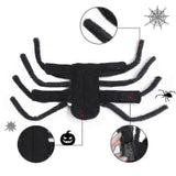 Halloween Adjustable Dog Cat Spider Costume Realistic Plush Spider