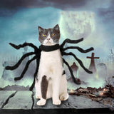 Halloween Adjustable Dog Cat Spider Costume Realistic Plush Spider