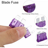 Car Fuse Auto Mini Fuses Assorted Kit 2A 3A 5A 7.5A 10A 15A 20A 25A 30A 35A 40A with Clip Storage Box 242 pcs, by DEBUNS