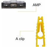 Car Fuse Auto Mini Fuses Assorted Kit 2A 3A 5A 7.5A 10A 15A 20A 25A 30A 35A 40A with Clip Storage Box 242 pcs, by DEBUNS - 45-Degree Angle