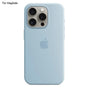 Compatible with iPhone 15 Pro Case MagSafe Liquid Silicone Back [Induction Popover] - Perfect Baby Blue_MGF Baby Blue