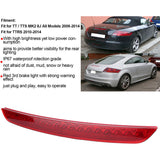 Fits TT/TTS MK2 8J All Models 2006-2014 Rear Third Brake Light High Mounted Brake Light 8J0945097, DEBUNS - Front View