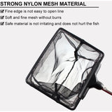 Adjustable Telescopic Fishing Net for Aquarium, Extendable Handle Fishing Landing Net, Mini Foldable Net for Aquarium, 1 Pack - Top-Down View