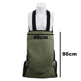 Apple Picking Bag with Storage Pocket for Orchard, Farm and Garden - Durable Fruit Collection Bag - Front View