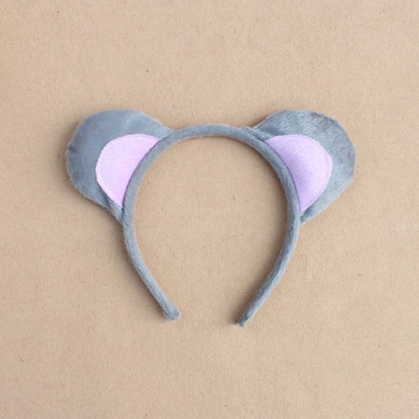 pcs Children Adult Animal Costume Set Cute Mouse Ears Headband Bows Long Tail
