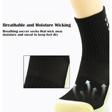 New in store! Kids soccer socks, non-slip soccer socks, hospital grip, athletic - Front View