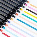 80-pack - Marker Pens with Case - Double-sided - Pens Multicolor multicolor - Close-Up Angle