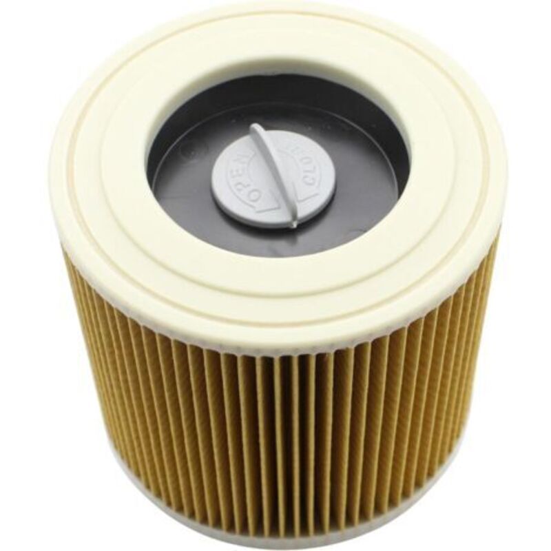 Cartridge Filter Compatible with Kärcher A 2554 Me, A 2604, A 2654 Me, A 2656 X Plus, A 2901, A2000 Vacuum Cleaner (1 pc)