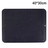 pcs Silicone Dish Mats - Non-Slip Drain Mats[ca]