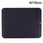 pcs Silicone Dish Mats - Non-Slip Drain Mats[ca]
