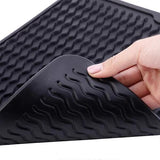 pcs Silicone Dish Mats - Non-Slip Drain Mats[ca] - Side View