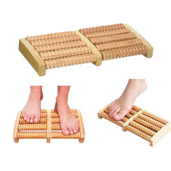 Foot massager / Foot massage - Wooden massage roller
