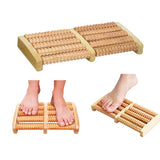 Foot massager / Foot massage - Wooden massage roller - Front View