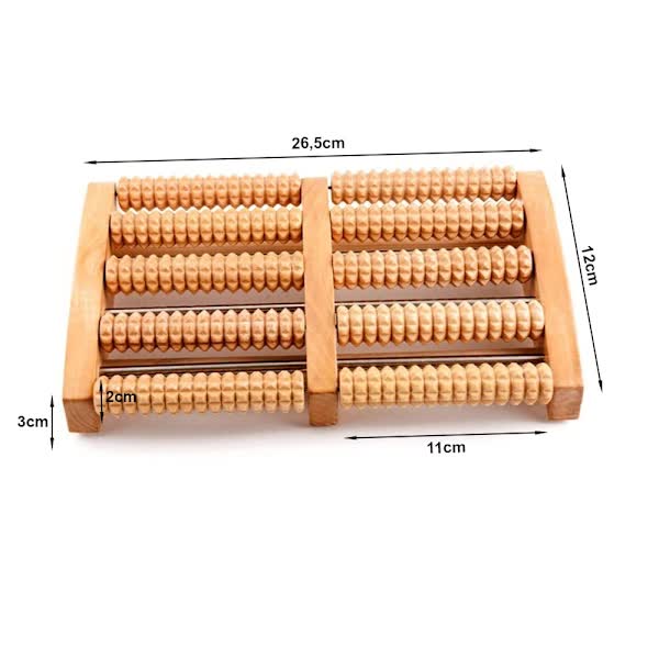Foot massager / Foot massage - Wooden massage roller