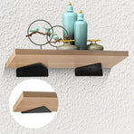 pcs Floating Shelf Brackets, Invisible Triangle Wall Shelf Brackets, Metal Wall Shelf Brackets for Shelves