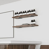 pcs Floating Shelf Brackets, Invisible Triangle Wall Shelf Brackets, Metal Wall Shelf Brackets for Shelves - Top-Down View