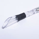 Wine Cooler, Stainless Steel Wine Chiller Rod, Bottle Wine Chiller Rod with Pour Spout, Wine Chiller Set for Red and White Wine - Front View
