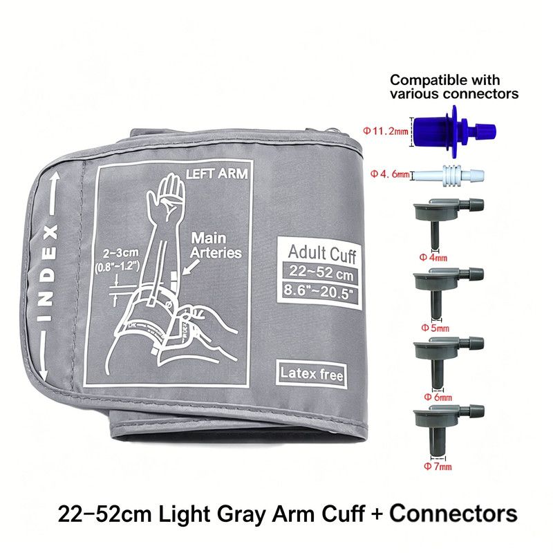 Omron 9201d-21201d XL Blood Pressure Cuff 22-52 cm Gray for Adults