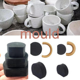 12pcs Ceramic Mug Handle Molds, Easy to Shape Mug Handles, Tools for Making Mug Handles, Stencil_MGF - Side View