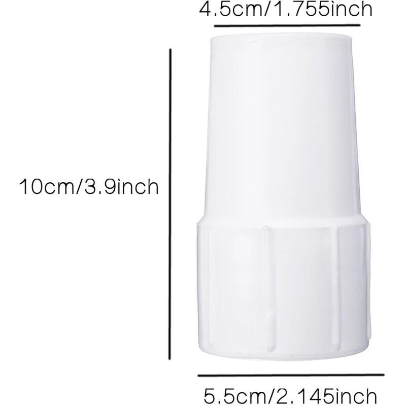 Pool Vacuum Cleaner Hose Cuffs Connector Adapter Fits for Vacuum Cleaner Hose Cleaning Accessories 1.5 Inch 2pcs