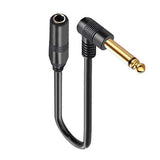 1/4'' TRS 6.35 mm Male to 6.35 mm Female Stereo Cable for Guitar Amplifier - Perfect Mono 2m_MGF Mono 2m
