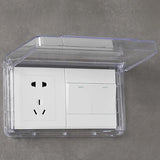 Switch Protective Cover Socket Waterproof Box TRANSPARENT transparent