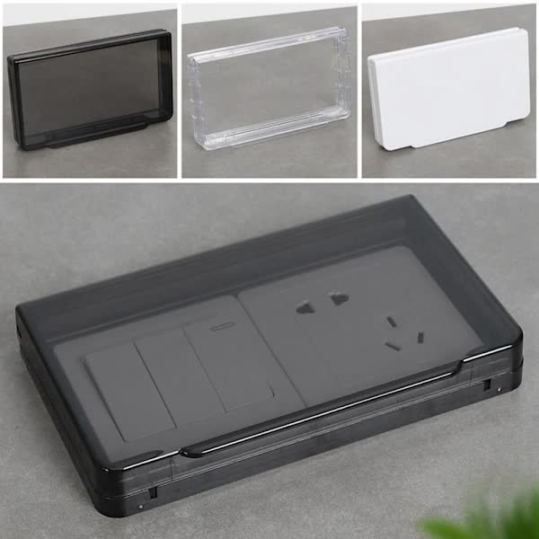 Switch Protective Cover Socket Waterproof Box TRANSPARENT transparent