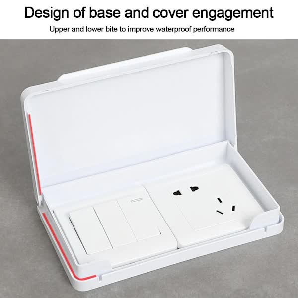 Switch Protective Cover Socket Waterproof Box TRANSPARENT transparent