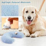 Cat Pillow, Soft Pet Toy, Soothing Cat Pillow for Dogs with Anxiety, U-Shaped Pillow, Dog Bed for Better Sleep and Comfort, Cat Plush Toy - Front View