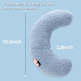 Cat Pillow, Soft Pet Toy, Soothing Cat Pillow for Dogs with Anxiety, U-Shaped Pillow, Dog Bed for Better Sleep and Comfort, Cat Plush Toy - 45-Degree Angle