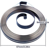 Starter Cord with Starter Spring and Detent for Stihl Fc55 Fs55 Fs45 Fs46 Fs38 Hl45 Trimmer - Front View