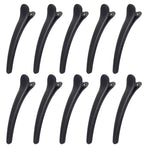 10 pcs Professional Hair Clips - Black Black Black