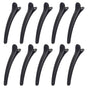 10 pcs Professional Hair Clips - Black Black Black