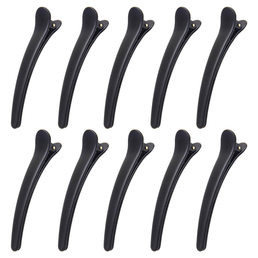 10 pcs Professional Hair Clips - Black Black Black