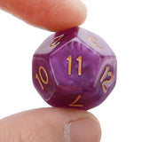 3pcs 12-sided resin tweezers astrology tarot constellation divination dice