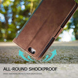 For iPhone 16e Case RFID Blocking Wallet Stand Leather Phone Case Multicolor Green Multicolor Green - Top-Down View
