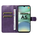 SKALO Xiaomi Redmi A5 4G PU Leather Wallet Case - More Colors_MGF Purple - Side View