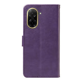 SKALO Xiaomi Redmi A5 4G PU Leather Wallet Case - More Colors_MGF Purple - Rear View